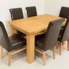 Oak Dining Tables And Leather Chairs (Photo 7 of 25)