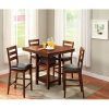 Denzel 5 Piece Counter Height Breakfast Nook Dining Sets (Photo 16 of 25)