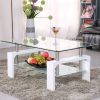 Glass Coffee Tables With Lower Shelves (Photo 5 of 15)
