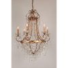 Antique Gild Two-Light Chandeliers (Photo 6 of 15)