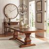 Alfresco Brown Benchwright Pedestal Extending Dining Tables (Photo 15 of 25)