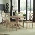25 Photos Evellen 5 Piece Solid Wood Dining Sets (set of 5)