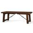 2024 Latest Rustic Mahogany Extending Dining Tables