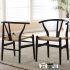Caira Black 7 Piece Dining Sets with Upholstered Side Chairs