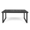 Acacia Dining Tables With Black-Legs (Photo 16 of 25)