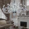 Chrome And Crystal Chandelier (Photo 7 of 15)