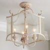 County French Iron Lantern Chandeliers (Photo 2 of 15)