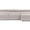2Pc Crowningshield Contemporary Chaise Sofas Light Gray (Photo 23 of 25)