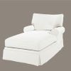 White Chaise Lounges (Photo 10 of 15)