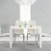 White Gloss Dining Tables 120Cm (Photo 16 of 25)