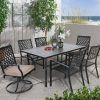 Outdoor Furniture Metal Rectangular Tables (Photo 14 of 15)