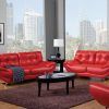 Red Leather Couches For Living Room (Photo 6 of 15)