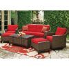 Red Patio Conversation Sets (Photo 11 of 15)