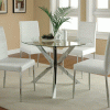 Glass Dining Tables White Chairs (Photo 3 of 25)