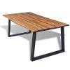 Solid Acacia Wood Dining Tables (Photo 11 of 25)