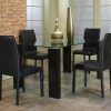 Square Black Glass Dining Tables (Photo 13 of 25)