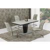 Marble Effect Dining Tables And Chairs (Photo 14 of 25)