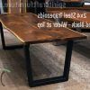 Dining Tables With Metal Legs Wood Top (Photo 21 of 25)