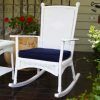 Wicker Rocking Chairs And Ottoman (Photo 11 of 15)