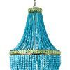 Turquoise Color Chandeliers (Photo 7 of 15)