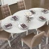 White Round Extendable Dining Tables (Photo 1 of 25)