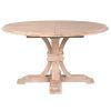Gray Wash Benchwright Pedestal Extending Dining Tables (Photo 8 of 25)