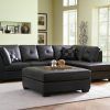 Black Leather Sectionals With Ottoman (Photo 8 of 15)