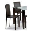 Dark Brown Leather Dining Chairs (Photo 15 of 25)