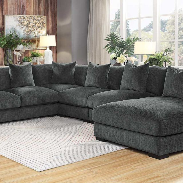 15 Best Ideas Dark Grey Polyester Sofa Couches