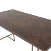 Acacia Wood Top Dining Tables With Iron Legs On Raw Metal (Photo 5 of 25)