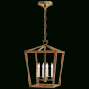 Brass Wrapped Lantern Chandeliers (Photo 7 of 15)
