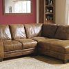 2Pc Maddox Right Arm Facing Sectional Sofas With Chaise Brown (Photo 17 of 25)