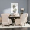 Combs 7 Piece Dining Sets With  Mindy Slipcovered Chairs (Photo 9 of 25)