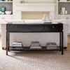 Swan Black Console Tables (Photo 9 of 15)