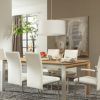 Combs 7 Piece Dining Sets With  Mindy Slipcovered Chairs (Photo 18 of 25)