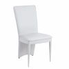 White Leather Dining Chairs (Photo 17 of 25)