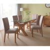 Oak And Glass Dining Tables And Chairs (Photo 8 of 25)