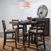 Bistro Transitional 4-Seating Square Dining Tables (Photo 9 of 24)