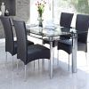 Round Black Glass Dining Tables And Chairs (Photo 16 of 25)