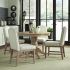 Laurent 5 Piece Round Dining Sets with Wood Chairs