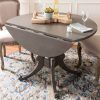 Gray Drop Leaf Tables (Photo 3 of 15)