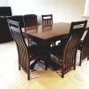 Dark Wood Dining Tables And 6 Chairs (Photo 10 of 25)