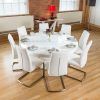 White 8 Seater Dining Tables (Photo 12 of 25)