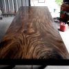 Walnut Finish Live Edge Wood Contemporary Dining Tables (Photo 7 of 25)