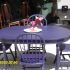 2024 Latest Dining Tables and Purple Chairs