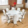 White 8 Seater Dining Tables (Photo 5 of 25)