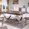 Dining Tables With Metal Legs Wood Top (Photo 22 of 25)