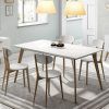 Dining Tables With White Legs And Wooden Top (Photo 23 of 25)