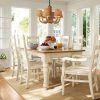 Dining Tables With White Legs And Wooden Top (Photo 5 of 25)