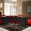 Red Black Sectional Sofas (Photo 11 of 15)